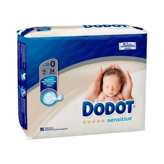 DODOT Sensitive R Nac Windeln 0-2,5 kg 24 Stück