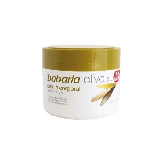 BABARIA Feuchtigkeitscreme mit Olivenöl für den Körper 250 ml