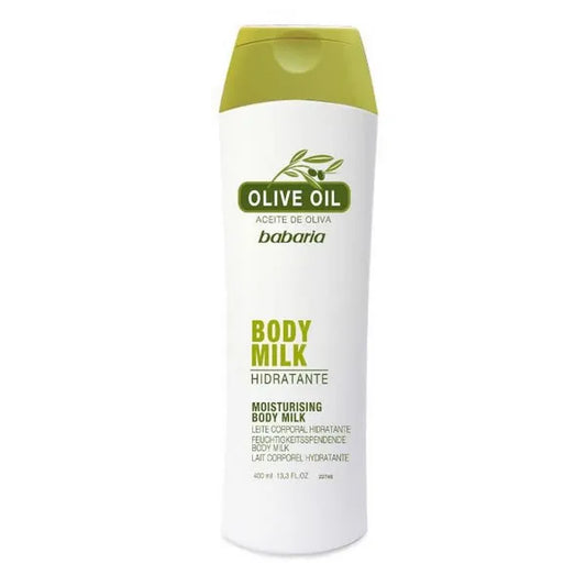 BABARIA BABARIA Moisturizing Olive Oil Body Milk 400 ml Körpermilch mit Olivenöl Gesichtscreme