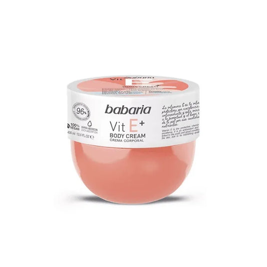 BABARIA BABARIA Vitamin E Körpercreme 400 ml pflegende Feuchtigkeitscreme für den Körper