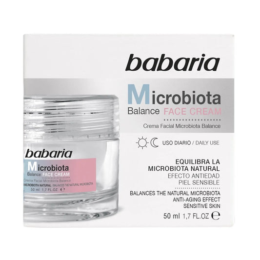 BABARIA Microbiota Balance Gesichtscreme für sensible Haut 50 ml tägliche Anwendung