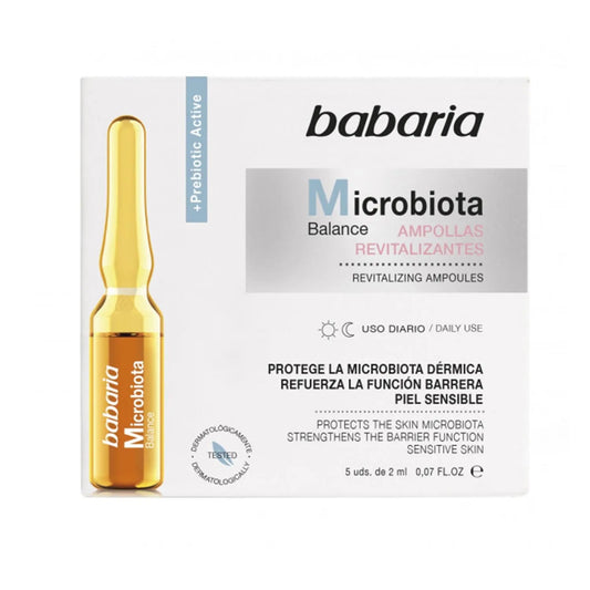 BABARIA Microbiota Balance Revitalisierende Ampullen für empfindliche Haut 5 Stück