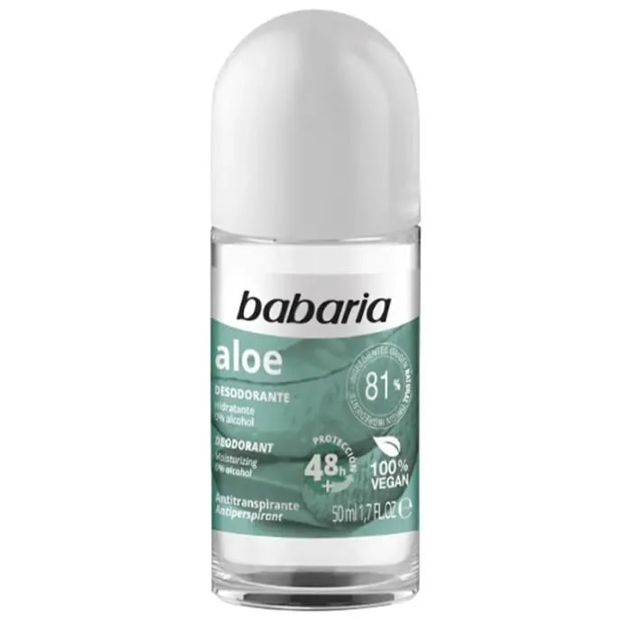 BABARIA BABARIA Deodorant Aloe Roll On 50 ml ohne Aluminium für empfindliche Haut