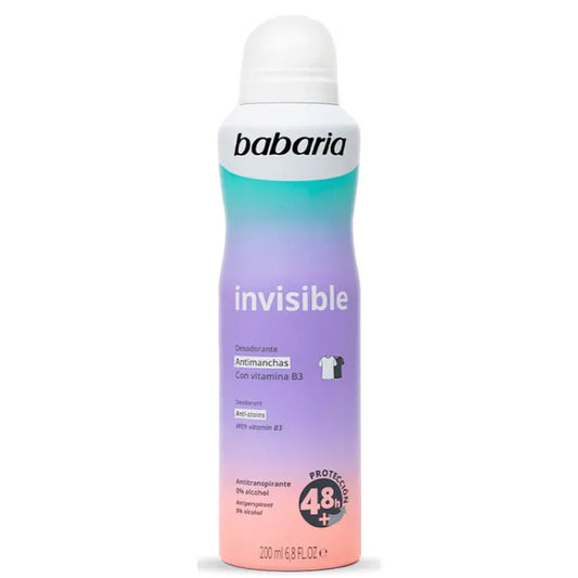BABARIA BABARIA Invisible Deodorant Spray 200 ml unsichtbares Deo ohne Rückstände