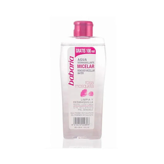 BABARIA BABARIA Micellar Reinigungswasser 400 ml Reinigungslösung für Gesicht und Augen