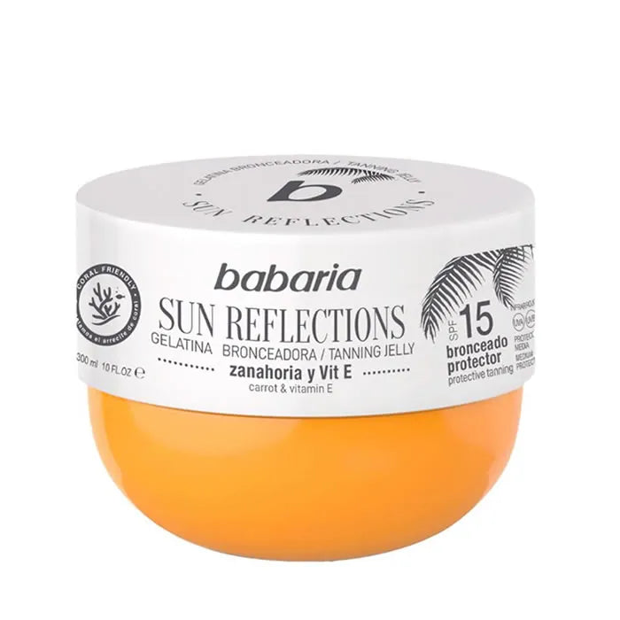 BABARIA BABARIA Sun Reflections Tanning Jelly Sonnenschutz Gel LSF 15 300 ml Sonnenpflege