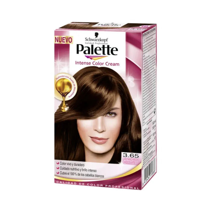SCHWARZKOPF SCHWARZKOPF Palette Intense Color Cream Haarfarbe 3.65 Brown Chocolat Augenbrauen-Make-up