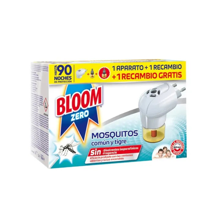 BLOOM BLOOM Zero Mosquitoes elektrisches Gerät mit 2 Nachfüllpackungen Kosmetik