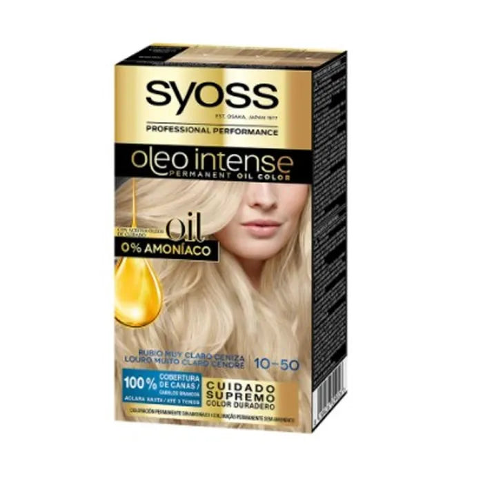 SYOSS SYOSS Oleo Intense Permanente Haarfarbe 10-50 Light Ash Blonde