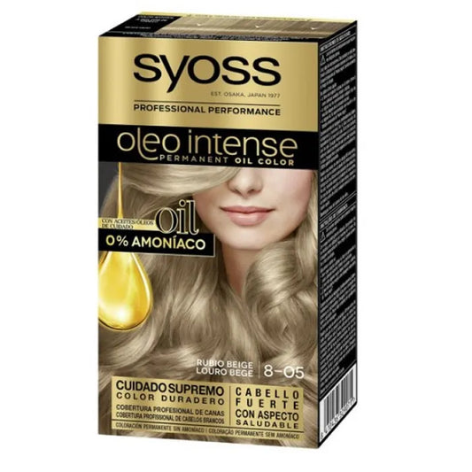 SYOSS SYOSS Oleo Intense Permanente Haarfarbe 8-05 Beige Blonde