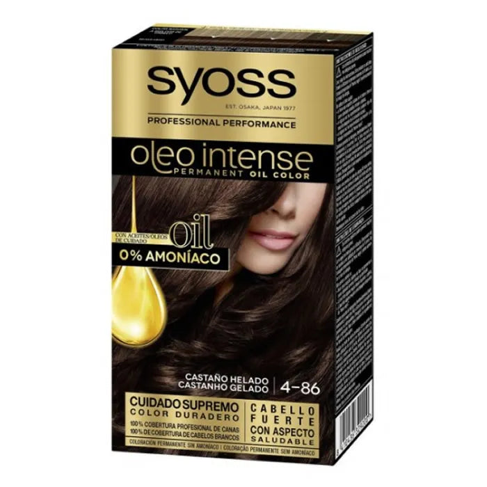 SYOSS SYOSS Oleo Intense Permanente Haarfarbe 4-86 Ice Brown Braun