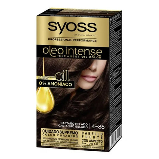 SYOSS SYOSS Oleo Intense Permanente Haarfarbe 4-86 Ice Brown Braun