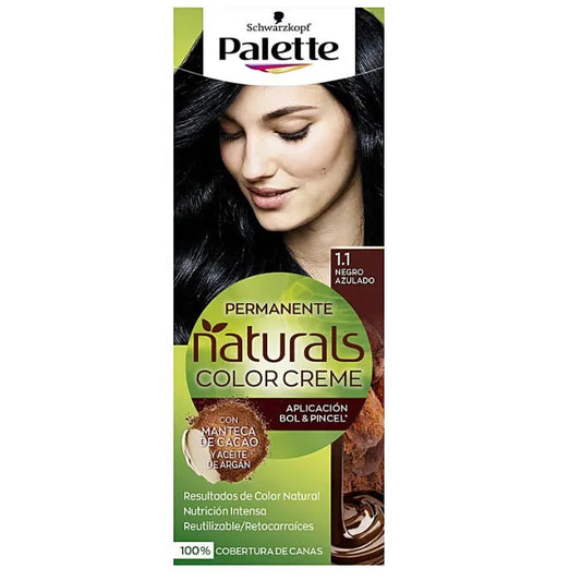 SCHWARZKOPF SCHWARZKOPF Palette Naturals Color Creme 1.1 Bluish Schwarz Haarfarbe