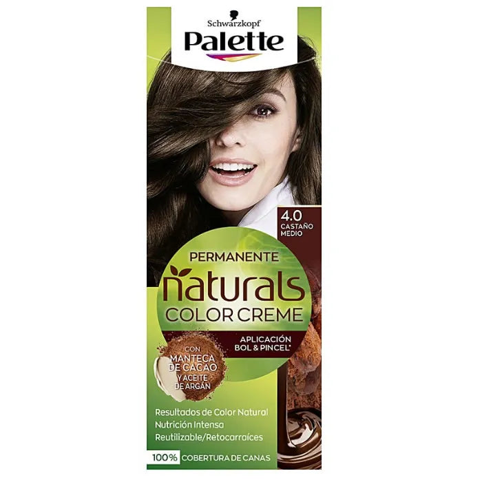 SCHWARZKOPF SCHWARZKOPF Palette Naturals Color Creme Haarfarbe 4.0 Medium Chestnut