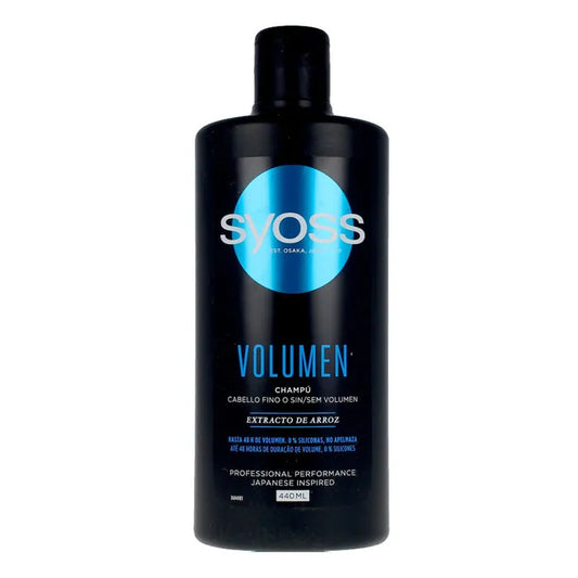 SYOSS Volumen Shampoo 440 ml Haarpflege Shampoo für mehr Volumen