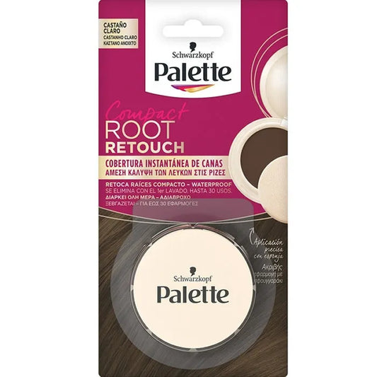 SCHWARZKOPF Palette Compact Root Retouch Ansatzfarbe Light Brown Braun