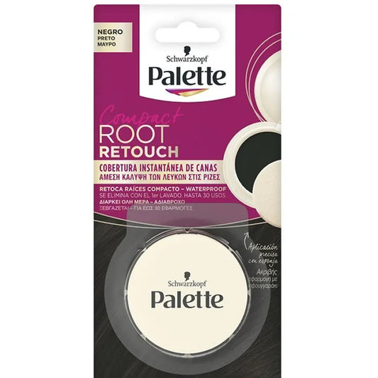 SCHWARZKOPF Palette Compact Root Retouch Haarfarbe Schwarz Nachfärben Ansatz
