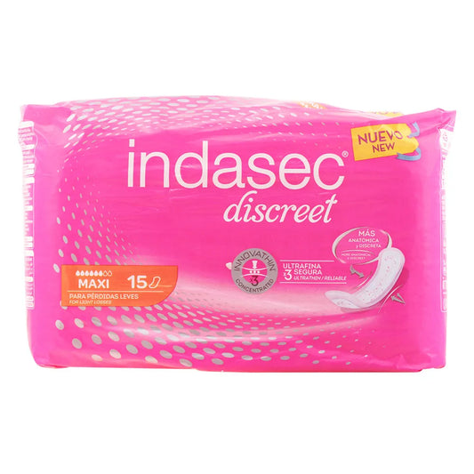 Indasec Compresses Incontinence Maxi 15 Einheiten