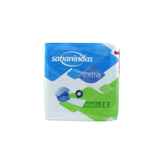 INDAS Sabanindas Extra Protect 60x60 cm Kosmetikpads 20 Stück
