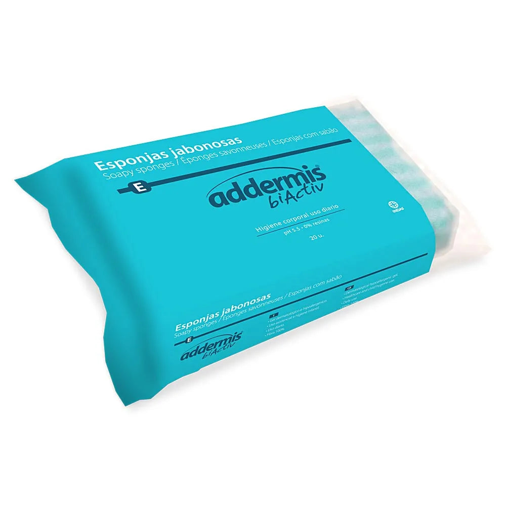 INDASEC INDASEC Addermis Biactiv Seifenschwamm 20 Stück Kosmetikpflege