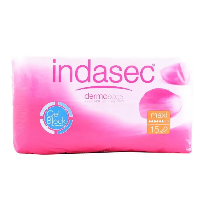 INDASEC INDASEC Dermoseda Inkontinenz Compresses Maxi 15 Stück Kosmetik