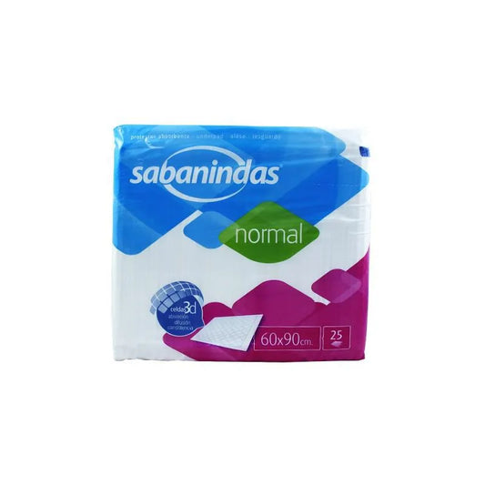INDAS Sabanindas Normal Kosmetikpads 60x90 mm 25 Stück
