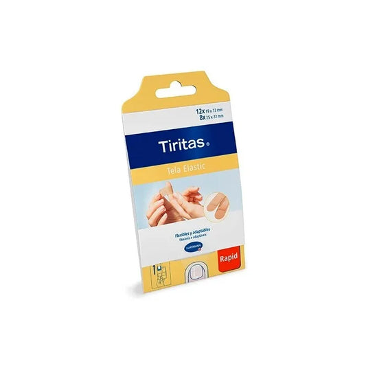 HARTMANN Pflaster Tela Elastic Rapid 20 Stück elastische Wundpflaster Kosmetik