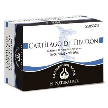 EL NATURAL Cartilago De Tiburon 500 Mg X 60 Caps Kosmetik