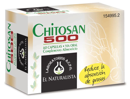 EL NATURAL Chitosan 500 60 Caps Kosmetik