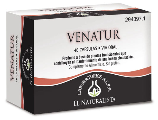 EL NATURAL Venatur 48 Caps 375 Mg Kosmetik