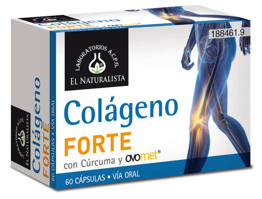 EL NATURAL Colageno Forte Con Curcuma Y Ovomet 60 Capsulas Kosmetik