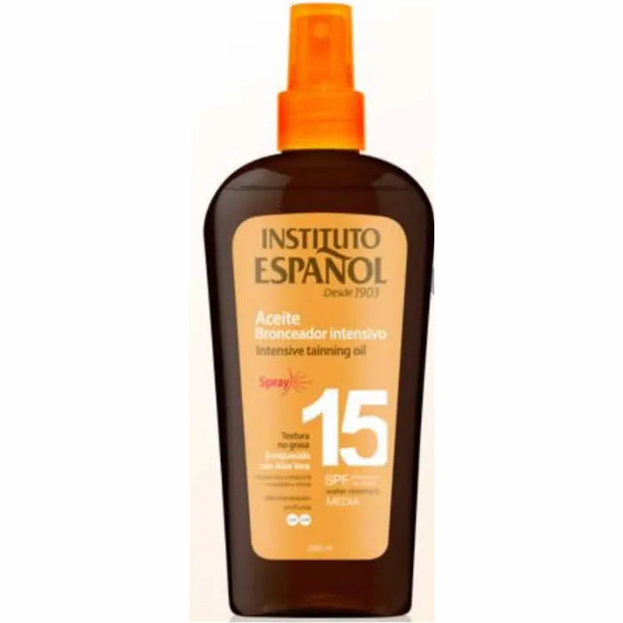 INSTITUTO ESPAÑOL INSTITUTO ESPAÑOL Intensive Tanning Oil Spray SPF 15 250 ml Kosmetik