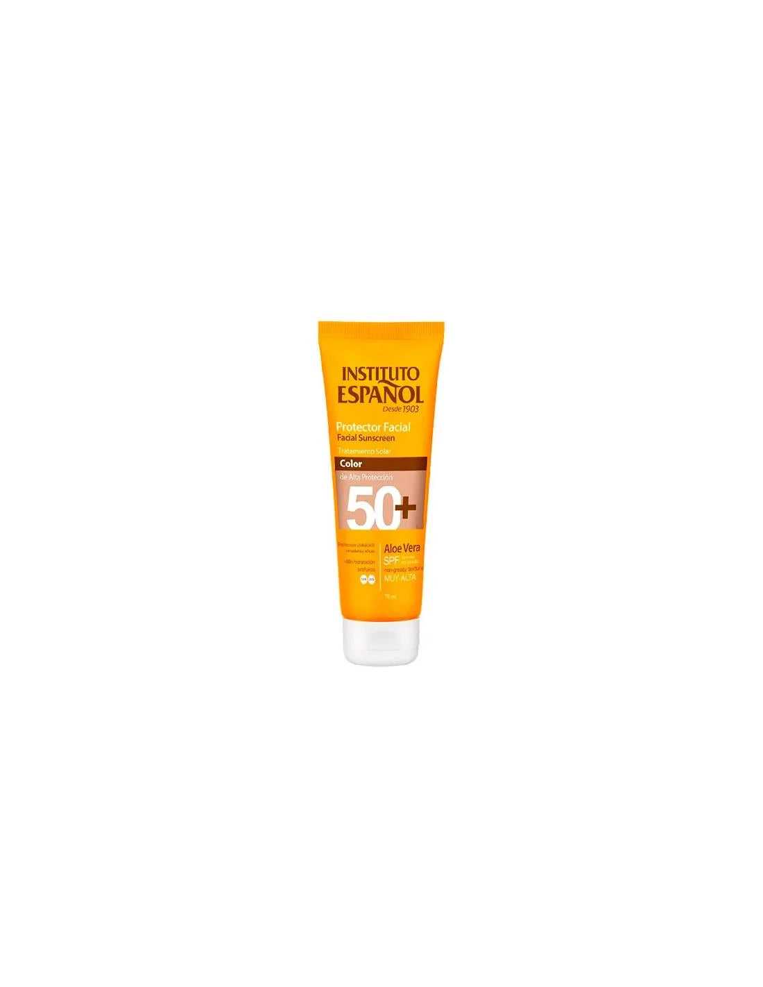 INSTITUTO ESPAÑOL INSTITUTO ESPAÑOL Sol Tubo Facial Color SPF 50 75 ml Sonnenschutz Gesicht Kosmetik