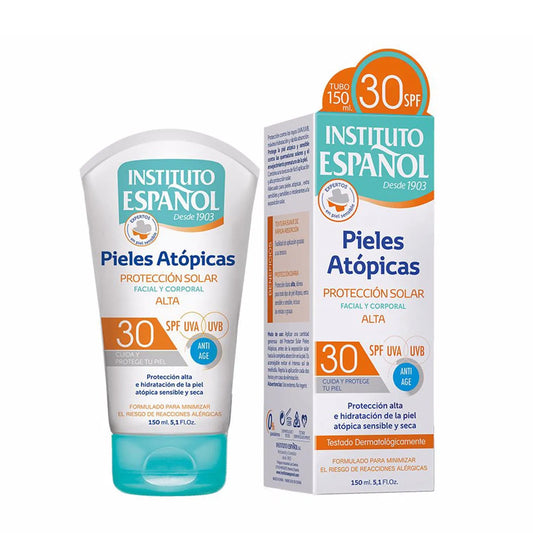 INSTITUTO ESPAÑOL Sonnenschutz SPF 30 für Gesicht und Körper 150 ml Piel Atópica Kosmetik