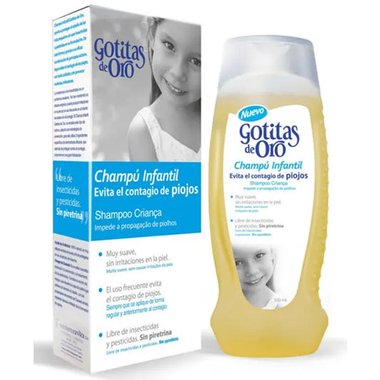 INSTITUTO ESPAÑOL INSTITUTO ESPAÑOL Gotitas De Oro Anti Läuse Shampoo 500 ml