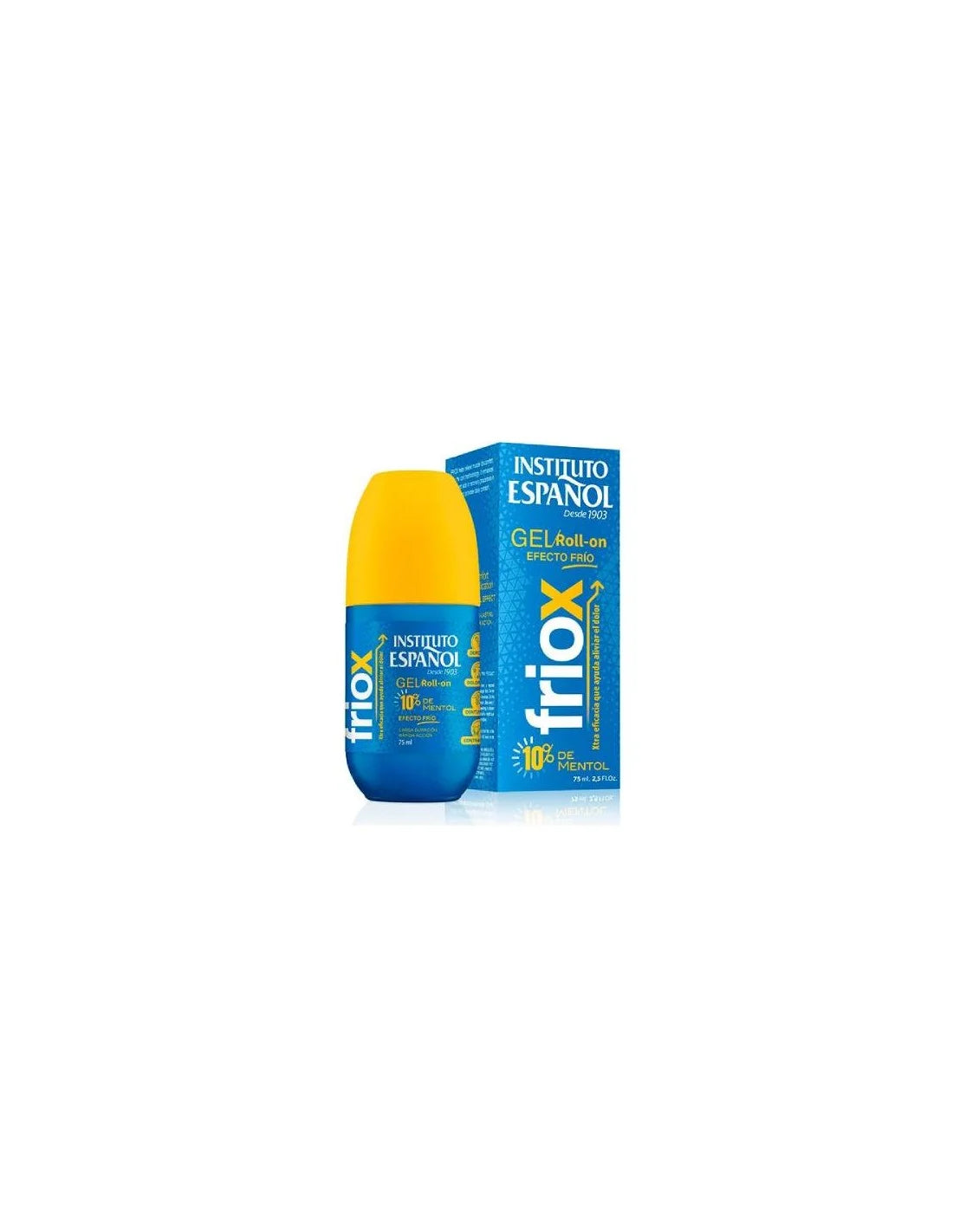INSTITUTO ESPAÑOL INSTITUTO ESPAÑOL Gel Frio Friox Calmante 75 ml Roll-On mit 10% Menthol Kosmetik