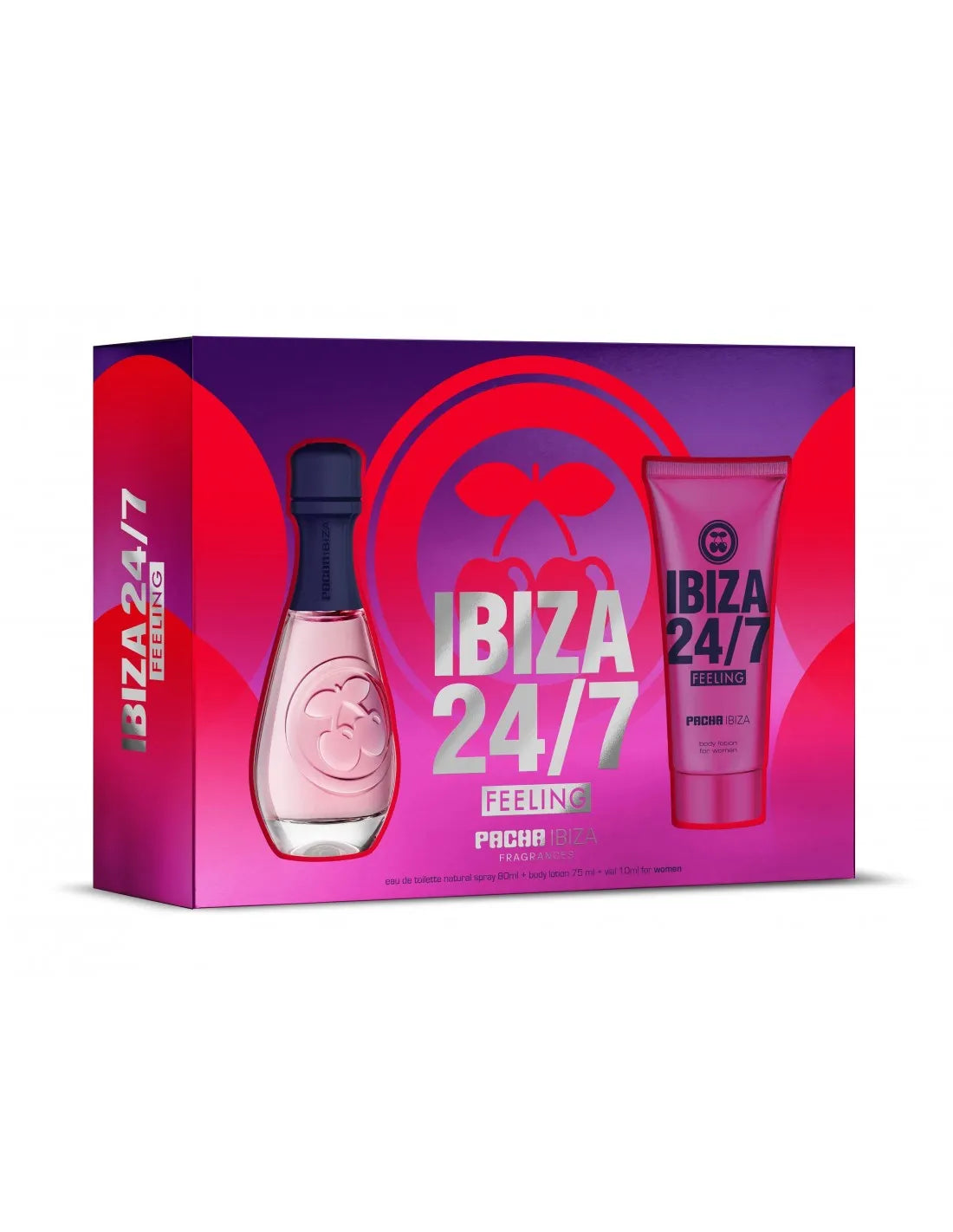PACHA PACHA Est Pacha 24-7 Feeling Her Eau de Parfum 80 ml und Body Lotion 75 ml Set Kosmetik