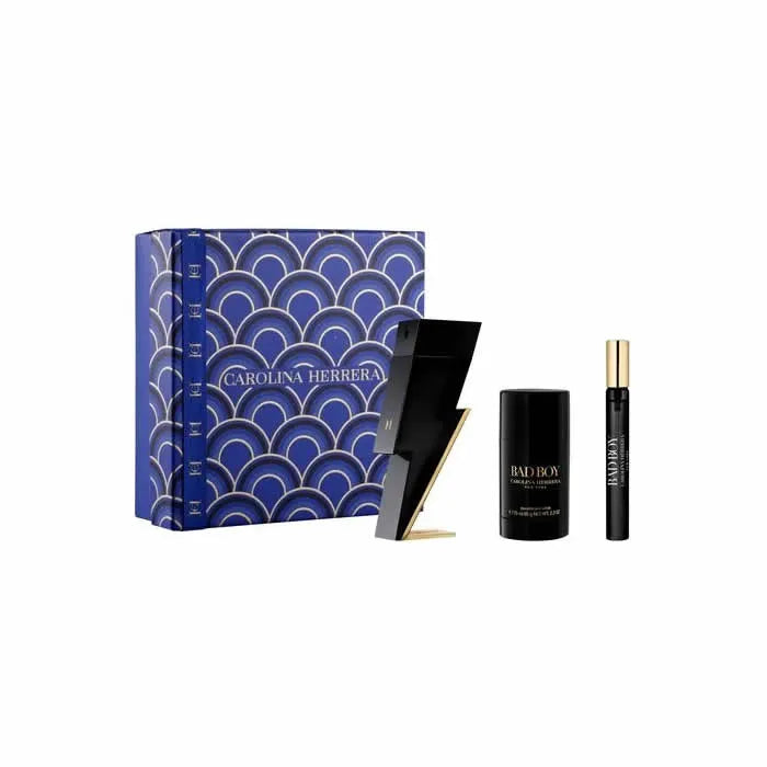 CAROLINA HERRERA CAROLINA HERRERA Bad Boy Eau de Toilette Spray 100 ml Set 3 Stück Parfüm