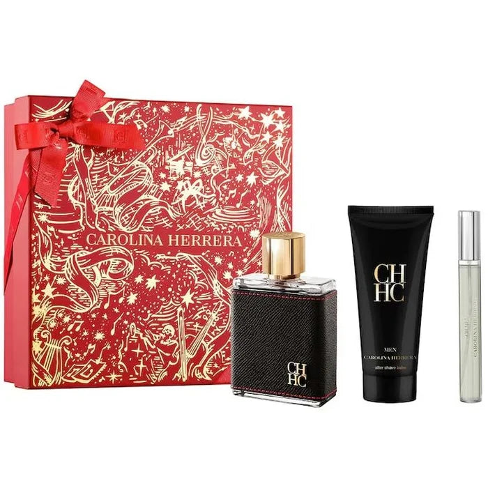 CAROLINA HERRERA CAROLINA HERRERA CH Men Eau de Toilette Spray 100 ml Set 3 Stück Parfüm