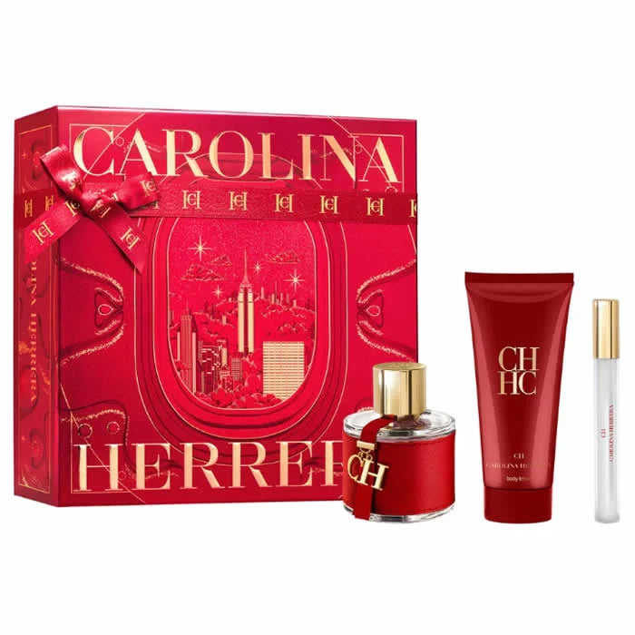 Carolina Herrera Ch Eau De Toilette Spray 100ml Set 3 Artikel
