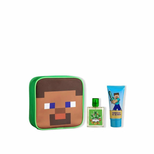 CARTOON Minecraft Eau de Toilette Spray 50 ml Set 3 Artikel Parfüm