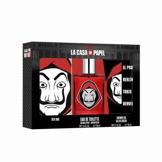 NETFLIX NETFLIX La Casa De Papel Eau de Toilette Spray 100 ml Set 3 Artikel Parfüm