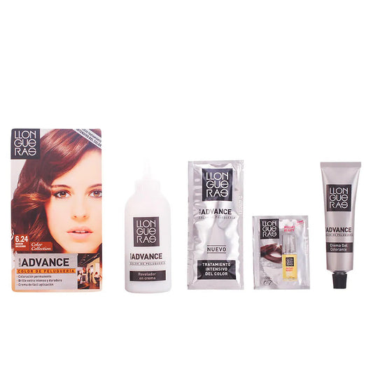 LLONGUERAS Color Advance Haarfarbe 6,24 Marrón Macadamia 1 Stück Kosmetik