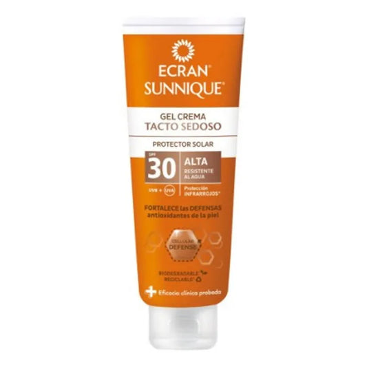 ECRAN Sunnique Silky Touch Cream Gel SPF 30 Sonnenschutz 250 ml Sonnenpflege