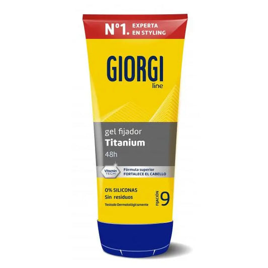 GIORGI LINE Absolute Titanium Gel Fijador Indestructible N9 240 ml Haarstyling Gel Kosmetik