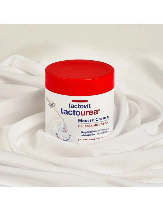 LACTOVIT Mousse Crema mit 400 Urea Hautpflege Creme 400 ml Kosmetik