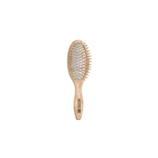 BETER BETER Cushion Brush Pinsel mit Holzgriff und abgerundeten Borsten für Kosmetik