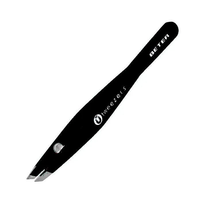 BETER Tweezers Magnetic Slanted Tip Schwarz Kosmetik