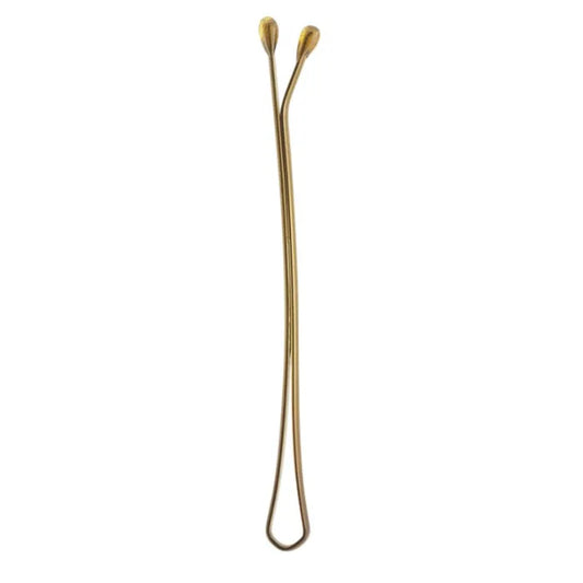 BETER Flat Clips Bronze 60 mm 12 Stück Haarclips Kosmetik Zubehör