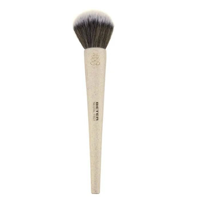 BETER BETER Natural Fiber Large Puderpinsel Beige großer Make-up Pinsel aus Naturfasern